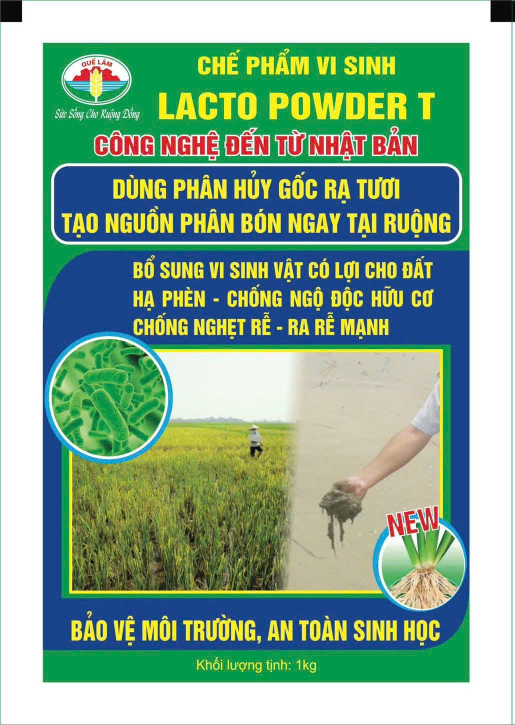 CHẾ PHẨM PHÂN HỦY GỐC RẠ TƯƠI