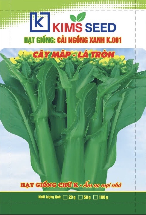 HẠT GIỐNG CẢI NGỒNG XANH