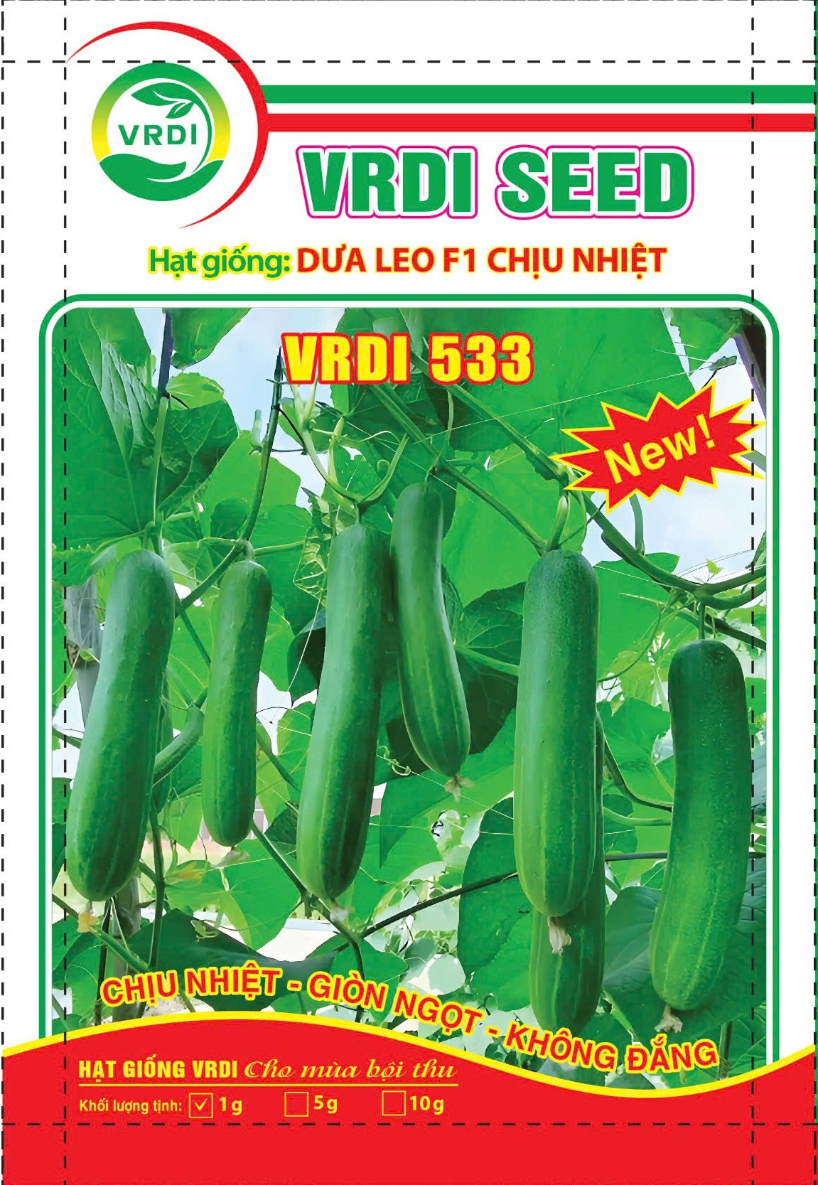 HẠT GIỐNG DƯA LEO F1 CHỊU NHIỆT 10g